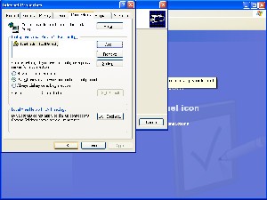 Windows XP internet connection setup